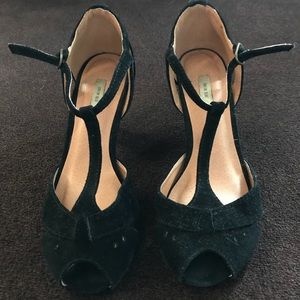 Kimchi Blue T Strap Kitten Heels